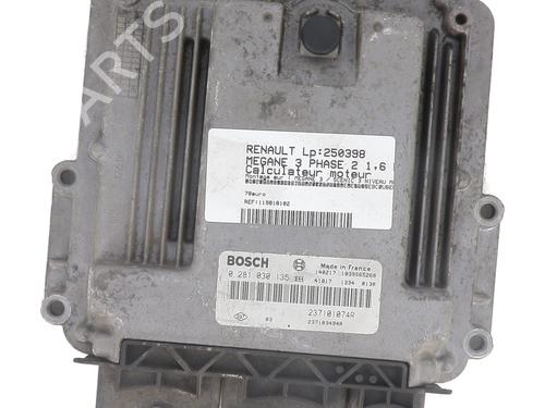 Engine control unit (ECU) RENAULT MEGANE III Hatchback (BZ0/1_, B3_) 1.6 dCi (BZ00, BZ12, BZ13) | BP31887452M57 