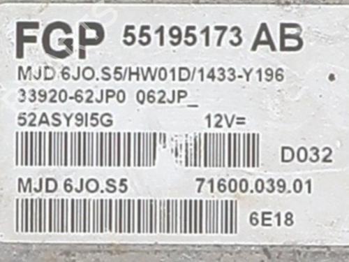 Engine control unit (ECU) SUZUKI SWIFT III (MZ, EZ) 1.3 DDiS (RS413D) | BP25659710M57 - Image 7