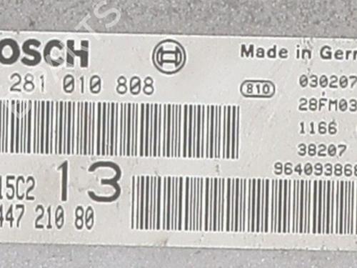 Engine control unit (ECU) CITROËN C5 I (DC_) 2.0 HDi (DCRHZB, DCRHZE) | BP33700452M57 - Image 3