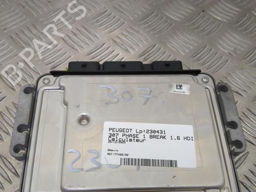 Engine control unit (ECU) PEUGEOT 307 SW (3H) 1.6 HDI 110 | BP25655800M57 