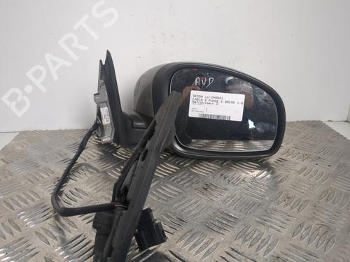 Right mirror SKODA FABIA II Combi (545) 1.6 TDI 5J1857508E