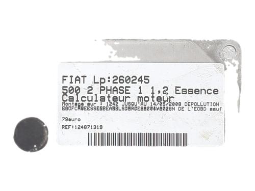 Engine control unit (ECU) FIAT 500 (312_) 1.2 (312AXA1A) | BP34280993M57 - Image 7