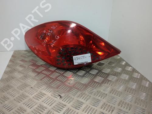 Used Left taillight PEUGEOT 207 (WA_, WC_) 1.6 HDi (90 hp) 25657727
