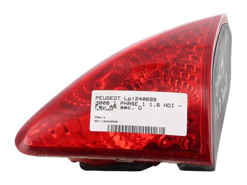Used Right tailgate light PEUGEOT 3008 I MPV (0U_) 1.6 HDi (114 hp) 27539785