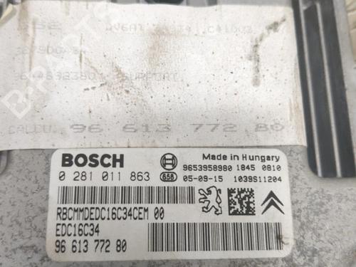 Used Engine control unit (ECU) PEUGEOT 307 (3A/C) 2.0 HDi 110 (107 hp) 25659495