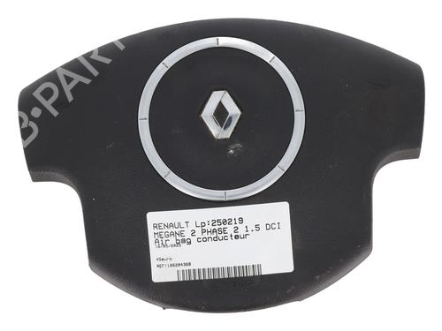 Used Driver airbag RENAULT MEGANE II (BM0/1_, CM0/1_) 1.5 dCi (BM1E, CM1E) (106 hp) 25977381