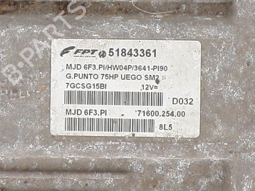 Engine control unit (ECU) FIAT GRANDE PUNTO (199_) 1.3 D Multijet | BP25655741M57  - Image 7