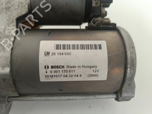 Used Starter Starter OPEL CORSA E (X15) 1.4 (08, 68) (90 hp) 25656307 25656307
