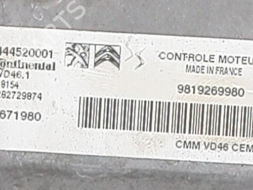 Used Engine control unit (ECU) Engine control unit (ECU) CITROËN C3 III (SX) 1.2 THP 110 (SXHNPS, SXHNZT, SXHNZ6) (110 hp) 30491296 30491296