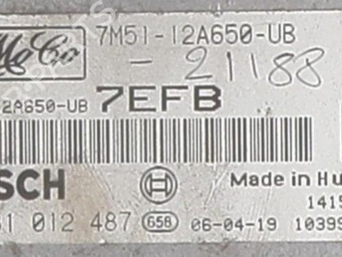 Used Engine control unit (ECU) Engine control unit (ECU) FORD FOCUS C-MAX (DM2) 1.6 TDCi (109 hp) 25660594 25660594