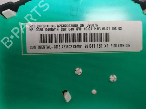 Instrument cluster CITROËN C3 II (SC_) 1.4 HDi 70 (SC8HZC, SC8HR0, SC8HP4) | BP25658141C47 