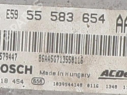 Used Engine control unit (ECU) Engine control unit (ECU) OPEL MERIVA B MPV (S10) 1.3 CDTI (75) (95 hp) 25655298 25655298