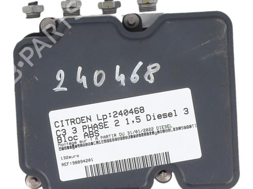 ABS pump CITROËN C3 III (SX) 1.5 BlueHDi 100 (SXYHYP, SXYHTU) | BP25659742M43 - Image 4