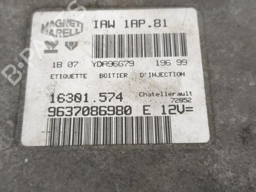 Engine control unit (ECU) PEUGEOT 206 Hatchback (2A/C) 1.4 i | BP25657597M57 
