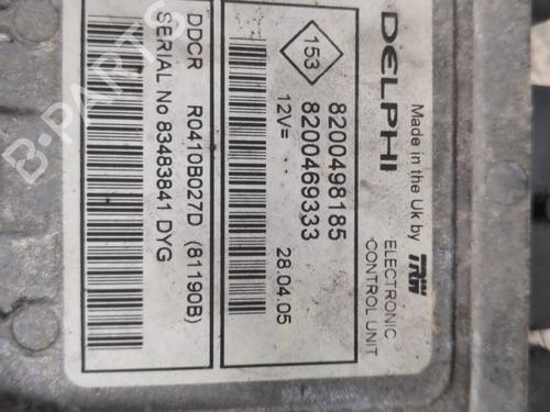 Engine control unit (ECU) RENAULT CLIO II (BB_, CB_) 1.5 dCi (B/CB07) | BP25656503M57 