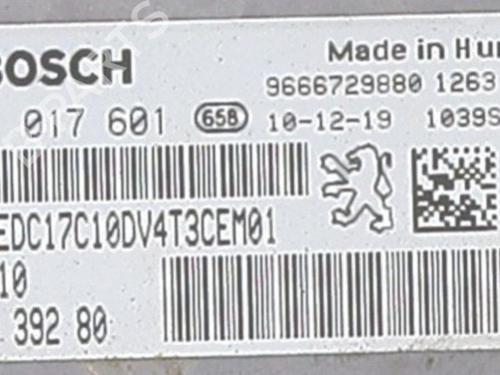 Engine control unit (ECU) PEUGEOT 206+ (2L_, 2M_) 1.4 HDi eco 70 | BP39761969M57 - Image 6