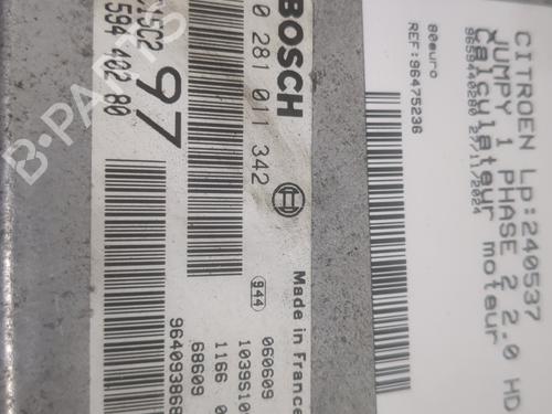 Engine control unit (ECU) CITROËN JUMPY I Van (BS_, BT_, BY_, BZ_) 2.0 HDi 95 | BP25659911M57 