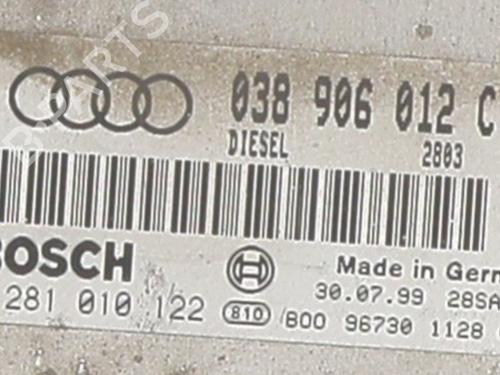 Engine control unit (ECU) AUDI A3 (8L1) 1.9 TDI | BP25655943M57 - Image 5