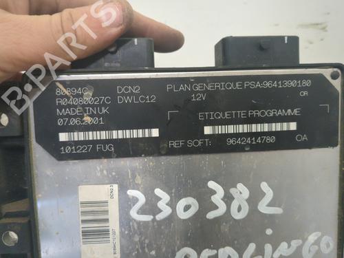 Used Engine control unit (ECU) CITROËN BERLINGO / BERLINGO FIRST Box Body/MPV (M_) 1.9 D 70 (MBWJZ, MCWJZ) (69 hp) 25659145