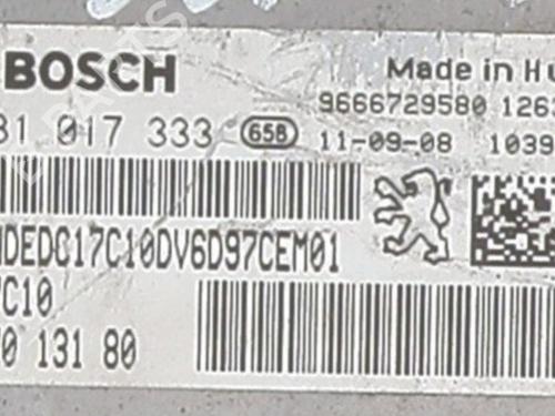 Used Engine control unit (ECU) Engine control unit (ECU) PEUGEOT 207 (WA_, WC_) 1.6 HDi (92 hp) 25659150 25659150