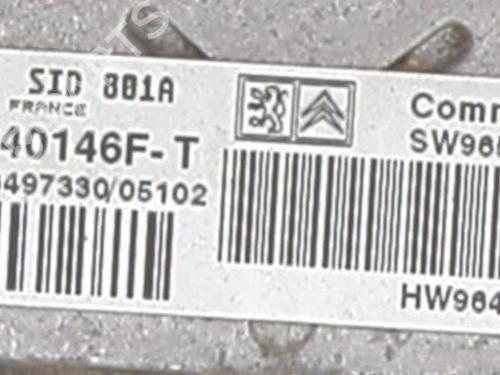 Engine control unit (ECU) PEUGEOT PARTNER MPV (5_, G_) 2.0 HDI | BP25655948M57 - Image 6