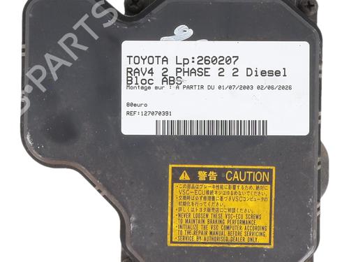 Used ABS pump ABS pump TOYOTA RAV 4 II (_A2_) 2.0 D 4WD (CLA20_, CLA21_, CLA20R, CLA21R) (116 hp) 36300440 36300440