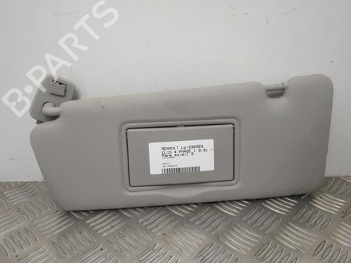 Left sun visor RENAULT CLIO IV (BH_) 0.9 TCe 90 (BHNF, BHMA, BHMH, BHJK, BHJR) | BP25657336I1