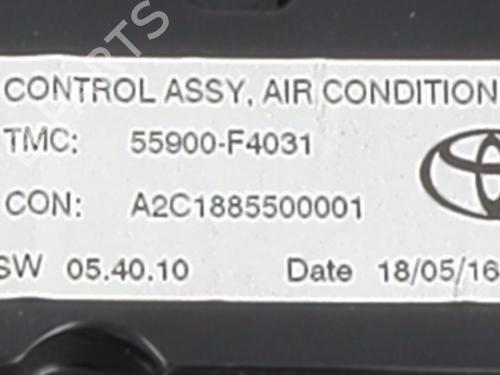 Climate control TOYOTA C-HR (_X1_) 1.8 Hybrid (ZYX10_, ZYX11_, ZYX10R, ZYX11R) | BP32217927I5