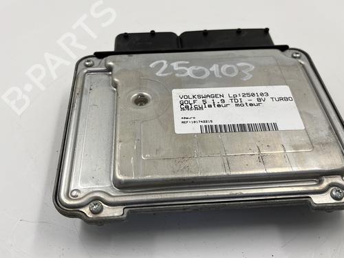 Engine control unit (ECU) VW GOLF V (1K1) 1.9 TDI | BP25654666M57 