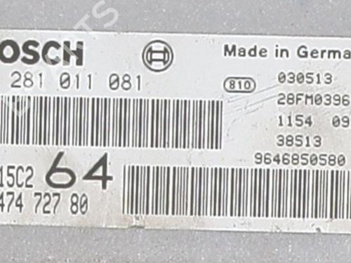 Engine control unit (ECU) PEUGEOT 307 (3A/C) 1.6 16V | BP25661184M57 - Image 3