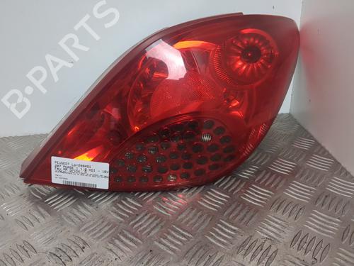 Used Right taillight PEUGEOT 207 (WA_, WC_) 1.6 HDi (90 hp) 25660044