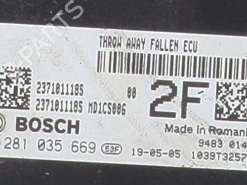 Engine control unit (ECU) DACIA DUSTER (HM_) 1.5 dCi 115 4x4 (HMAD) | BP25655293M57 - Image 3