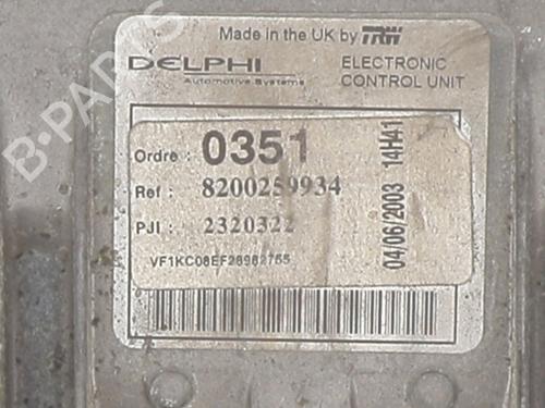 Engine control unit (ECU) RENAULT KANGOO Express (FC0/1_) 1.5 dCi (FC07, FC1R) | BP25660975M57  - Image 5