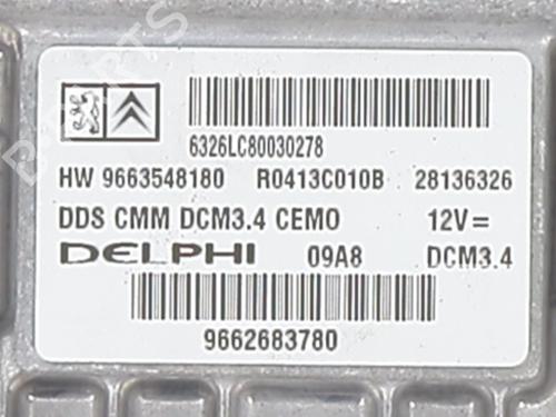 Engine control unit (ECU) CITROËN C5 III Break (RW_) 2.0 HDi | BP31815477M57  - Image 7