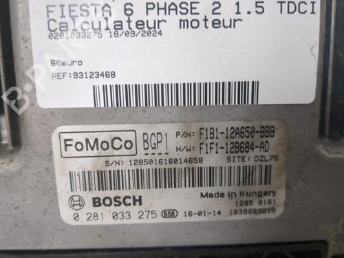 Engine control unit (ECU) FORD FIESTA VI (CB1, CCN) 1.5 TDCi | BP25658385M57 