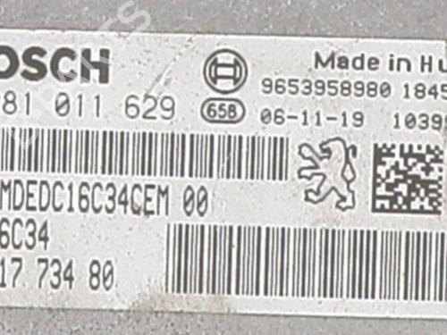 Used Engine control unit (ECU) Engine control unit (ECU) CITROËN C4 I (LC_) 1.6 HDi (109 hp) 33682059 33682059
