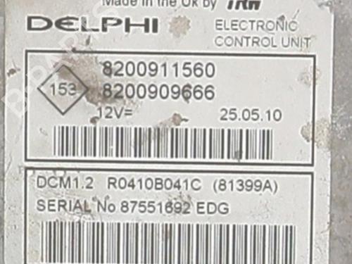 Engine control unit (ECU) RENAULT MODUS / GRAND MODUS (F/JP0_) 1.5 dCi 75 | BP25660667M57 - Image 2