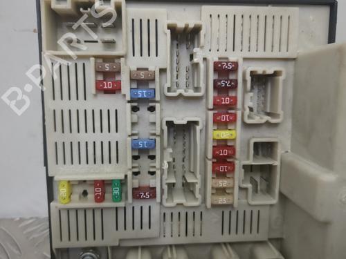 Fuse box RENAULT GRAND SCÉNIC II (JM0/1_) 1.9 dCi (JM0G, JM12, JM1G, JM2C) | BP25655296E1 