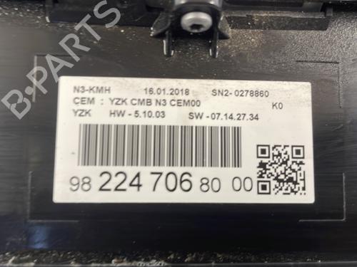 Instrument cluster CITROËN JUMPY II Van 1.6 HDi 90 16V | BP25662137C47 