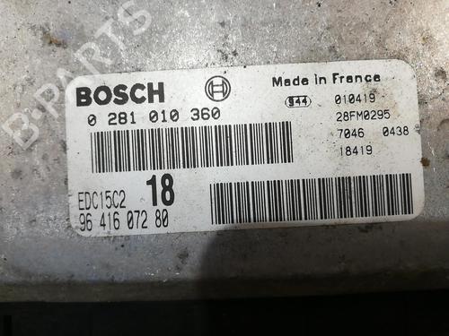 Used Engine control unit (ECU) Engine control unit (ECU) CITROËN BERLINGO / BERLINGO FIRST MPV (MF_, GJK_, GFK_) 2.0 HDI 90 (MFRHY) (90 hp) 30510270 30510270