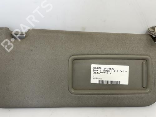 Used Right sun visor TOYOTA RAV 4 II (_A2_) 2.0 D 4WD (CLA20_, CLA21_, CLA20R, CLA21R) (116 hp) 25669110