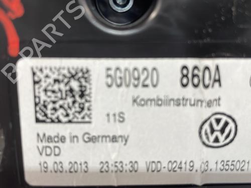 Instrument cluster VW GOLF VII (5G1, BQ1, BE1, BE2) 2.0 TDI 4motion | BP25666584C47 
