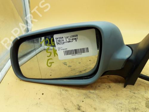 Left mirror SKODA FABIA I Combi (6Y5) 1.9 SDI 6Y1857501BNGRU