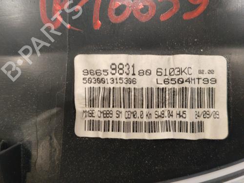 Used Instrument cluster Instrument cluster PEUGEOT PARTNER Box Body/MPV 1.6 HDi (75 hp) 33743141 33743141