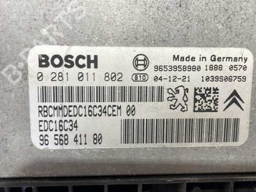 Engine control unit (ECU) CITROËN XSARA PICASSO (N68) 1.6 HDi | BP26435958M57 