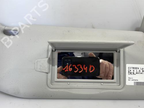 Right sun visor CITROËN C4 III (BA_, BB_, BC_) 1.5 BlueHDi 130 (BBYHZB) | BP25666798I2