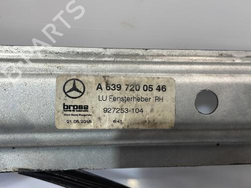 Front right window mechanism MERCEDES-BENZ VITO / MIXTO Van (W639) 111 CDI (639.601, 639.603) | BP25913133C23