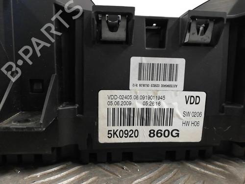 Instrument cluster VW GOLF VI (5K1) 1.6 TDI | BP25670549C47  - Image 5