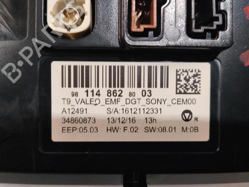 Used Display monitor Display monitor PEUGEOT 308 II (LB_, LP_, LW_, LH_, L3_) 1.2 THP 110 (110 hp) 39721476 39721476