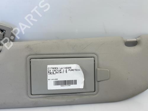 Used Left sun visor CITROËN C4 CACTUS 1.2 THP 110 (110 hp) 26617967
